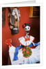 Day of the Dead Papier Mache Figurine by Anonymous