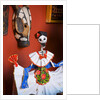 Day of the Dead Papier Mache Figurine by Anonymous