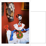 Day of the Dead Papier Mache Figurine by Anonymous