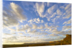 Cumulus Clouds Over Sandstone Buttes at Sunrise by Anonymous