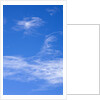 Delicate Cirrus Clouds Above Desert by Anonymous