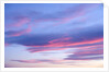 Colorful Clouds in Evening by Anonymous