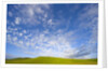 Rolling Green Hills and Dramatic Cumulus Clouds by Anonymous