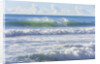 Tide Waves of Pacific Ocean Rolling Toward Shore by Anonymous