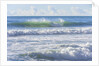 Tide Waves of Pacific Ocean Rolling Toward Shore by Anonymous