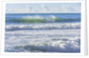 Tide Waves of Pacific Ocean Rolling Toward Shore by Anonymous