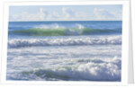Tide Waves of Pacific Ocean Rolling Toward Shore by Anonymous