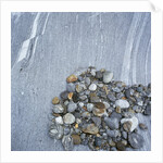 Pebbles on Boulder by Anonymous
