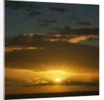 Sun in Cloudy Sky by Anonymous