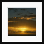 Sun in Cloudy Sky by Anonymous