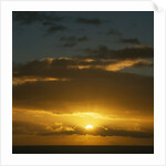 Sun in Cloudy Sky by Anonymous
