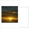 Sun in Cloudy Sky by Anonymous