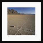 Rock Pushed by Wind in Desert by Anonymous