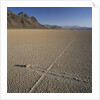 Rock Pushed by Wind in Desert by Anonymous