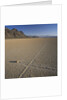 Rock Pushed by Wind in Desert by Anonymous
