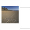Rock Pushed by Wind in Desert by Anonymous