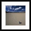 Rock Pushed by Wind in Desert by Anonymous