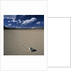 Rock Pushed by Wind in Desert by Anonymous