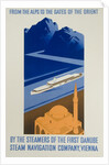 Danube Steam Navigation Company Poster by Hanns Wagula