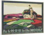By L.N.E.R. to the Moors Poster by Tom Grainger