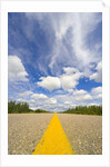 Empty Alaska Highway in Canada by Anonymous