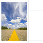 Empty Alaska Highway in Canada by Anonymous