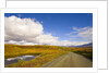 Clouds Above Autumn Tundra and Gravel Road in Alaska by Anonymous