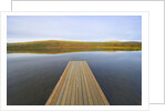 Floating Wooden Dock on Alaskan Lake by Anonymous