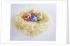 Easter Eggs in a Nest by Anonymous