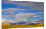 Clouds Over Buttes and Grassland by Anonymous