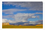 Clouds Over Buttes and Grassland by Anonymous