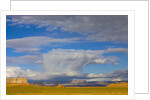 Clouds Over Buttes and Grassland by Anonymous