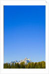 Grand Teton Range and Clear Sky by Anonymous