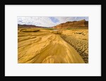 Sandstone Formation and Cracked Silt Deposits by Anonymous