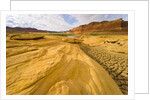 Sandstone Formation and Cracked Silt Deposits by Anonymous