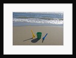 Toy Shovels in Sand by Anonymous