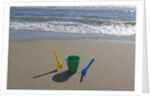 Toy Shovels in Sand by Anonymous