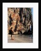 Woman Meditating on Phra Nang Beach by Anonymous