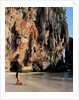 Woman Meditating on Phra Nang Beach by Anonymous