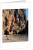 Woman Meditating on Phra Nang Beach by Anonymous