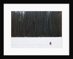 Football in Snow Covered Field by Anonymous