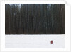Football in Snow Covered Field by Anonymous