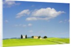 Chapel and Farmhouse on Hill by Anonymous