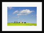 Chapel and Farmhouse on Hill by Anonymous