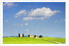 Chapel and Farmhouse on Hill by Anonymous