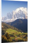 Village in Mountain Valley by Anonymous