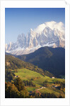 Village in Mountain Valley by Anonymous
