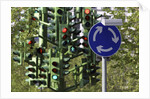 Traffic Light Tree at London Docklands by Anonymous