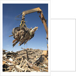 Construction Waste Being Sorted for Recycling by Anonymous