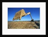 Backhoe Working in Muddy Field by Anonymous